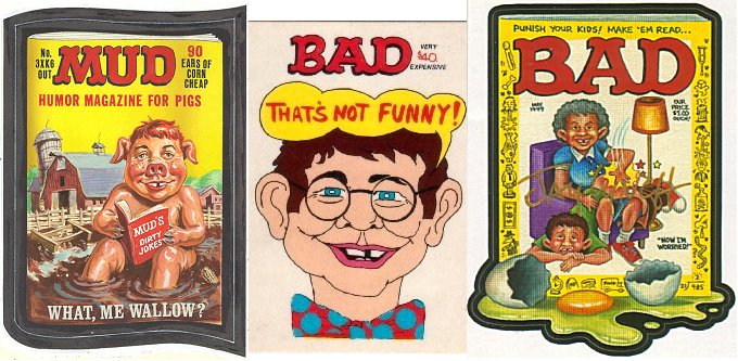 Sticker Parodies of Mad