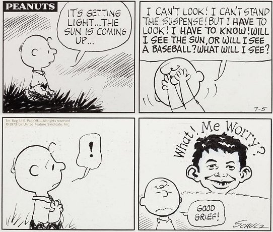 Schulz features Alfred in Peanuts