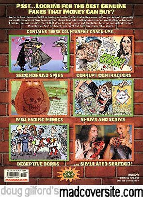 MAD Hodgepodge of Humor Vol. 5 back cover — Contains These Counterfeit Crack-Ups…