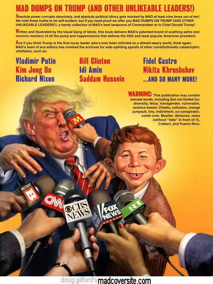 Doug Gilford's Mad Cover Site - Mad Dumps on Trump and other Unlikeable ...