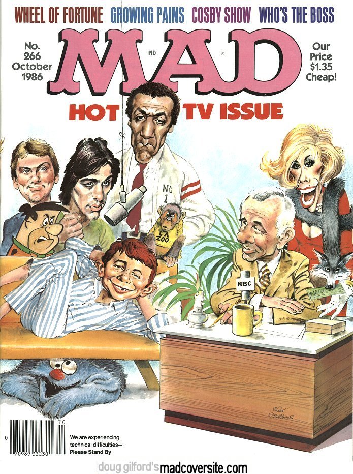 Doug Gilfords Mad Cover Site Mad 266 Back And Front Covers