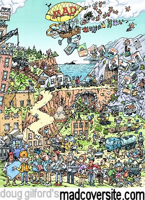 MAD #600 back cover — wraparound continuation, art by Sergio Aragones