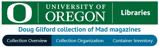 University of Oregon Libraries